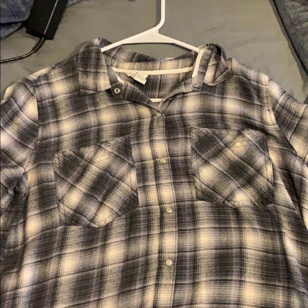 Plaid Button Up